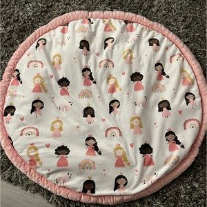 Princess baby tummy time mat